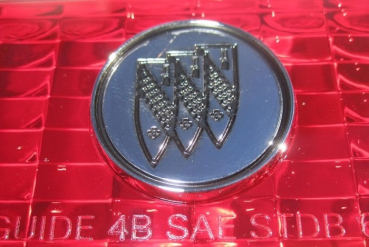 Tail Lamp Lens Emblems for 1963 Buick Riviera - Pair
