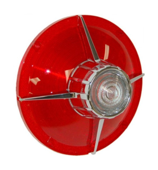 Tail Lamp Lens for 1963 Ford Galaxie 500 - with Back-Up Lamp Lens