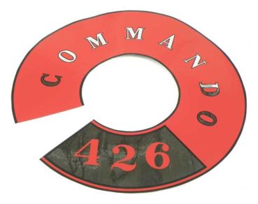 Luftfilter-Decal für 1964-65 Plymouth Commando 426