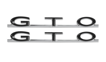 Quarter Panel Emblems for 1964-67 Pontiac GTO - GTO