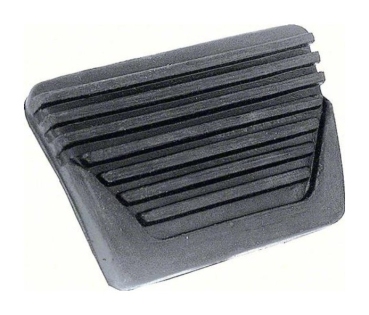 Brake/Clutch Pedal Pad for 1964-67 Chevrolet Pickup without Power Brake with Manual Transmission.