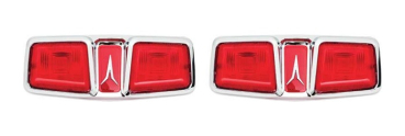 Tail Lamp Lenses for 1964 Plymouth Fury - Pair