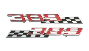 Fender Emblems for 1965-66 Pontiac GTO - 389