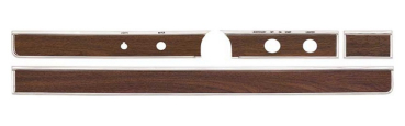 Dash Fascia Set "Woodgrain" for 1965-66 Chevrolet Caprice without AC