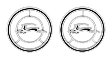 Kotflügel-Embleme "Circle" für 1965-66 Chevrolet Impala - Paar