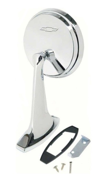Outer Door Mirror for 1965-66 Chevrolet Impala with Bowtie - Right Hand Side
