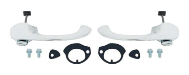 Outer Door Handles for 1965-68 Chevrolet Impala 4 Door Station Wagon - Rear / Pair