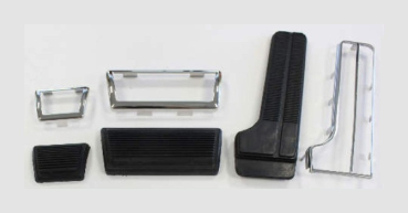 Pedal-Gummis/Blenden-Kit für 1965 Pontiac GTO mit Automatik-Getriebe - 6-teilig
