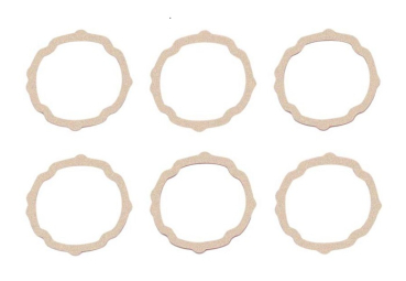 Tail Lamp Lens Gasket Set for 1965 Chevrolet Impala - 6-Piece