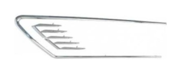 Kotflügel-Ornamente-Set für 1965 Ford Thunderbird - linke Seite