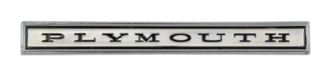 Heck-Emblem für 1965 Plymouth Valiant - PLYMOUTH