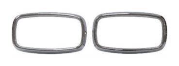 Park/Turn Light Bezels for 1966-67 Pontiac GTO - Pair