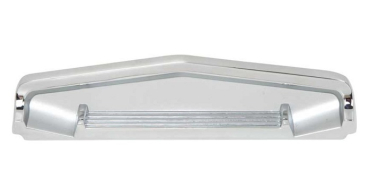 Chrome Console Box Top Rear Trim for 1966-68 Plymouth B-Body Models