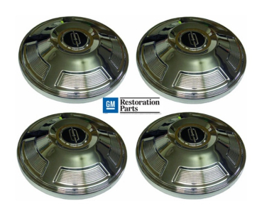 Small Disc Hub Cap Set for 1966 Oldsmobile F-85, Cutlass and 442 - 4-Piece