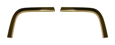 Front Fender Extension Moldings for 1966 Oldsmobile F-85, Cutlass and 442 - Pair