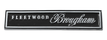 Armaturenbrett-Emblem für 1966 Cadillac Fleetwood Brougham - FLEETWOOD Brougham