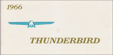 1966 Ford Thunderbird - Owners Manual (english)