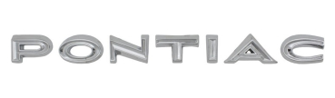 Deck Lid Emblem for 1966 Pontiac Catalina - Letters "PONTIAC"