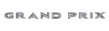 Heck-Emblem für 1966 Pontiac Grand Prix - Buchstaben "GRAND PRIX"