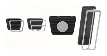 Pedal Pad Kit -B- for 1967-68 Chevrolet Camaro with Manual Transmission and Disc Brakes