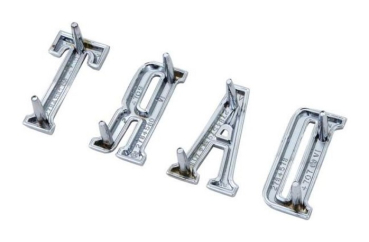 Quarter Panel Letter Sets for 1967-68 Dodge Dart - DART