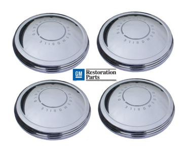Small Disc Hub Cap Set for 1967-69 Oldsmobile F-85, Cutlass and 442 - 4-Piece