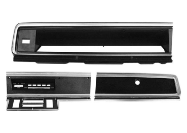 Dashboard Bezel Set for 1967-69 Dodge Dart Models with AC/with Radio