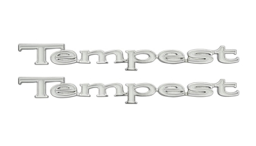 Kotflügel-Embleme für 1967-69 Pontiac Tempest - Tempest