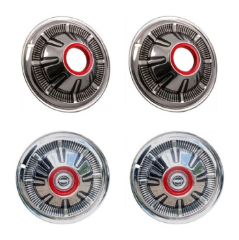 Hubcap Set for 1967-77 Ford F-Series Pickup with All-Wheel Drive - Set of 4
