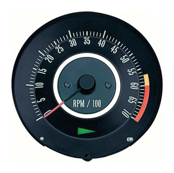 Tachometer for 1967 Chevrolet Camaro Z28 or 396/375 HP - 6000 RPM