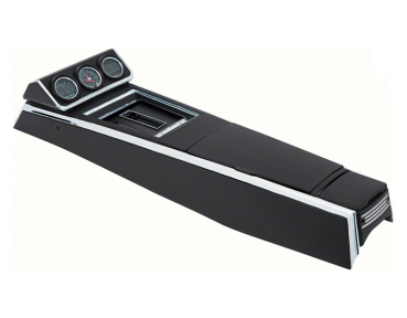 Center Console Assembly with Gauges for 1967 Chevrolet Camaro with Powerglide Automatic Transmission