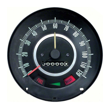 Speedometer -B- for 1967 Chevrolet Camaro - Display in Miles