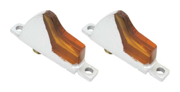 Fender Mounted Turn Signal Indicator Lenses for 1967 Dodge Charger - Pair