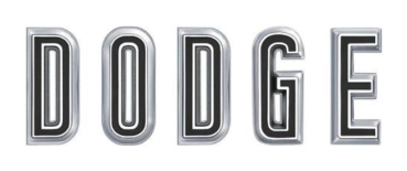 Hauben-Buchstaben-Set für 1967 Dodge Charger - DODGE