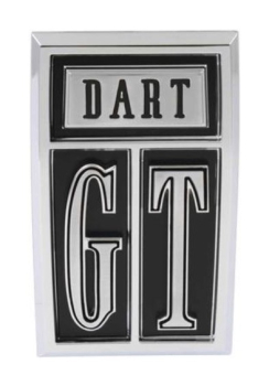 Kotflügel-Embleme für 1967 Dodge Dart GT - DART GT