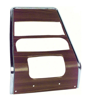 Center Dash Panel for 1967 Pontiac Firebird without AC - Walnut Woodgrain