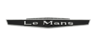Deck Lid Emblem for 1967 Pontiac Le Mans - LE MANS