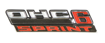 Kotflügel-Emblem für 1967 Firebird 6 Zylinder -OHC 6 SPRINT- links