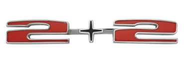 Heck-Emblem für 1967 Pontiac Catalina 2+2 - 2+2