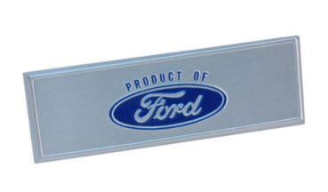 Door Sill Plate Emblems for 1967 Ford Fairlane with Adhesive Back - Pair