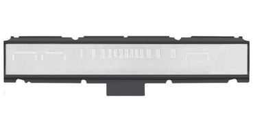Standard Speedometer Outer Lens for 1968-69 Plymouth B-Body - 120 MPH Display