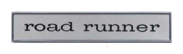 Trunk Emblem for 1968-69 Plymouth Road Runner - road runner