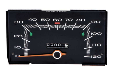 Speedometer for 1968-72 Plymouth A-Body - Display in Miles