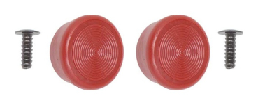 Window Crank Handle Knob Set for 1968-81 Chevrolet Full-Size models - Red Knobs