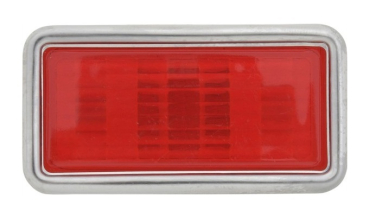 Rear Side Marker Lamps for 1968 Chevrolet Pickup - Red / Pair