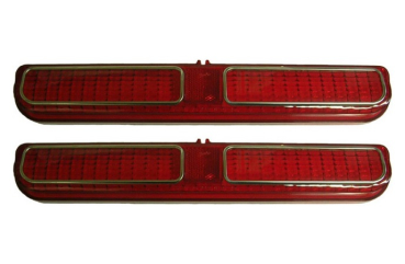 Tail Lamp Lens Set for 1968 Oldsmobile Cutlass "S" and 442 - Pair