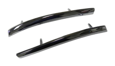 Front Fender Side Extension Moldings for 1968 Oldsmobile Cutlass and 442 - Pair