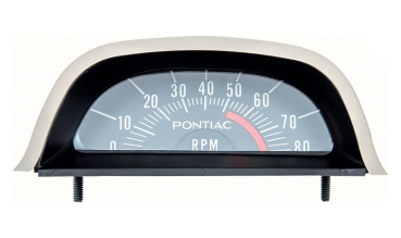 Hood Tachometer for 1968 Pontiac Firebird 8-Cylinder Models - 5200 RPM