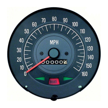 Speedometer -B- for 1968 Pontiac Firebird - Display in Miles