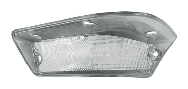 Park-/Blinkleuchten-Glas -weiß- für 1968 Pontiac GTO - Linke Seite